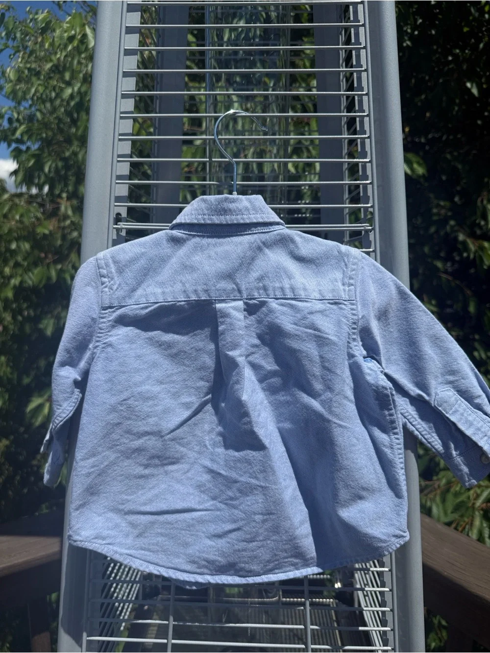 Ralph Lauren Baby Light Blue Oxford Button-Down Shirt